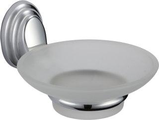 Мыльница РМС A1220 хром/матовое стекло